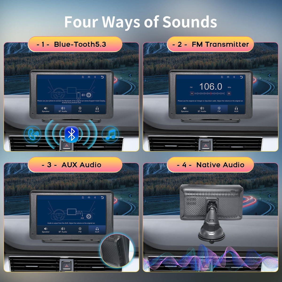 Compatible Wireless CarPlay Screen